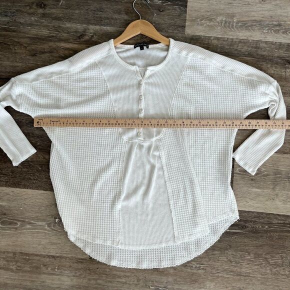 GIBSONLOOK Waffle knit Henley Top size Large - Picture 8 of 13
